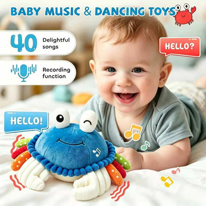 GiggleCrawl - Interactive Crawling Crab Baby Toy