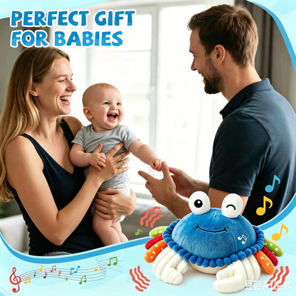 GiggleCrawl - Interactive Crawling Crab Baby Toy