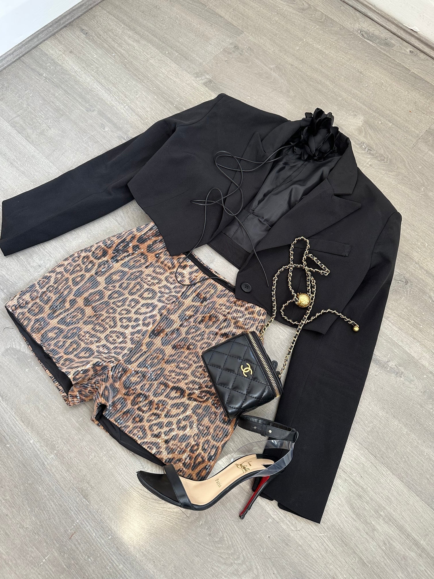 LeopardLush™ Mini Shorts