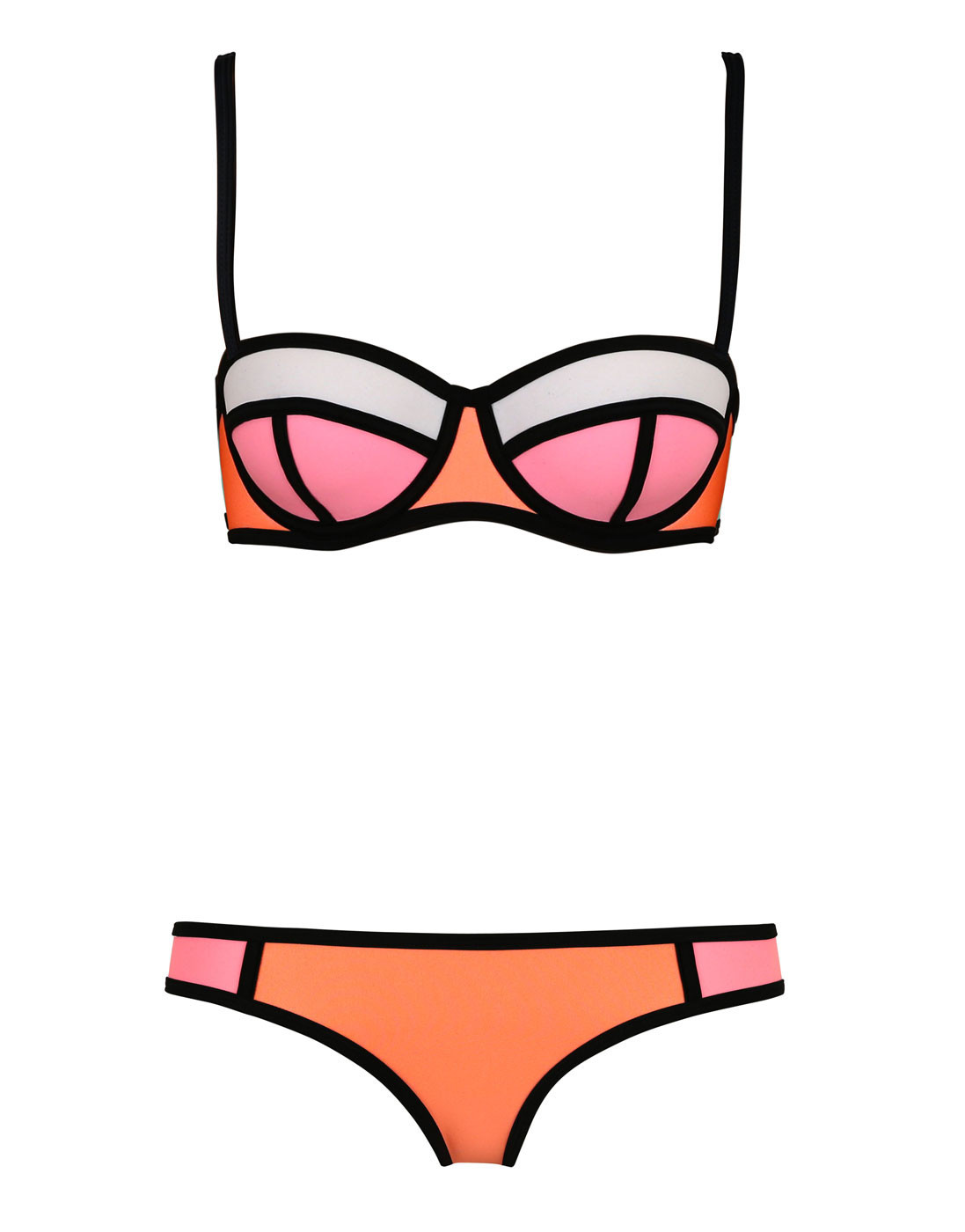 Neoprene Bikini Set