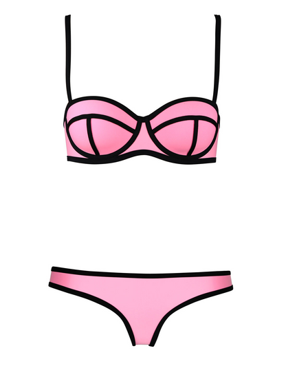 Neoprene Bikini Set