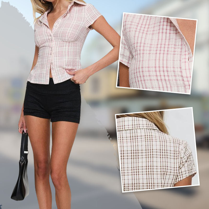 CinchPlaid™ Top
