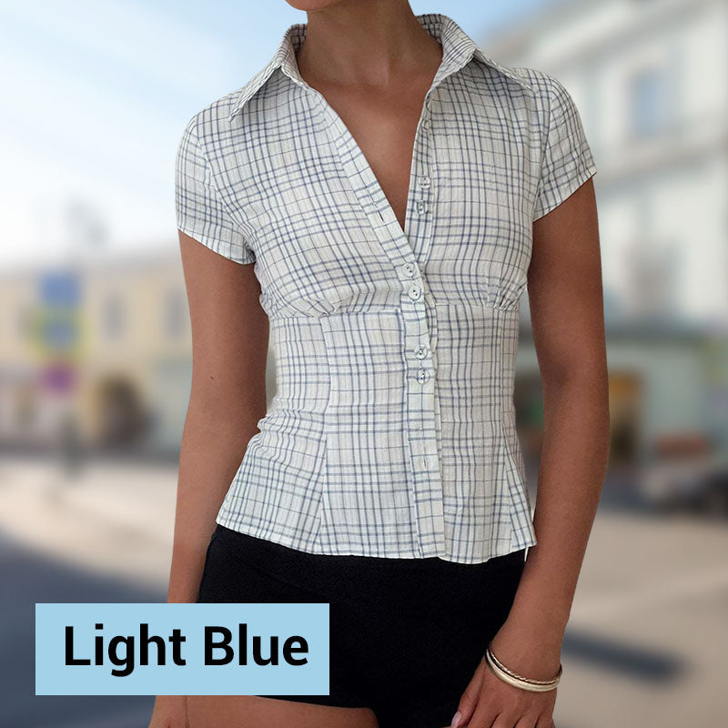 CinchPlaid™ Top