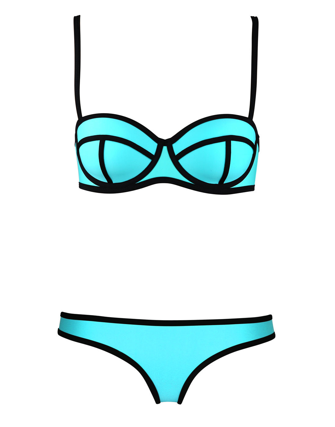Neoprene Bikini Set